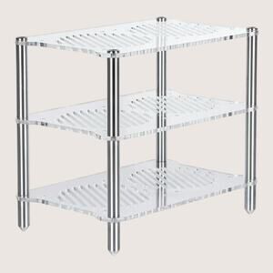 Fosi Audio Acrylic Amplifier Rack for Cooling Fan, Sturdy Audio Equipment Rack